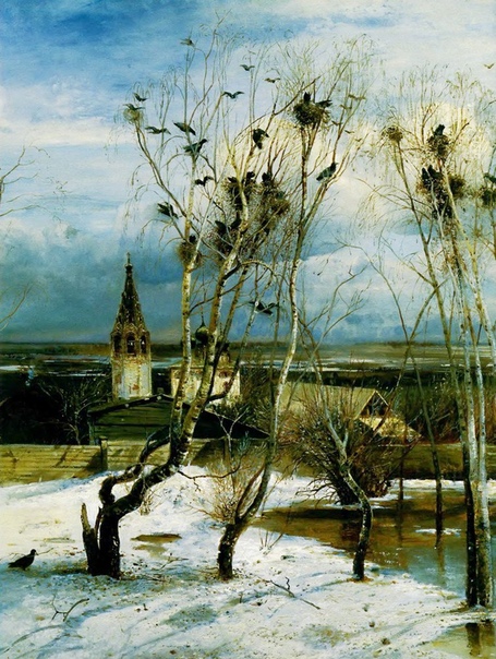 24 мая 1830 года родился Алексей Кондратьевич Саврасов Русский художник-пейзажист, член-учредитель Товарищества передвижников, автор ставшего архетипическим и культовым пейзажа «Грачи