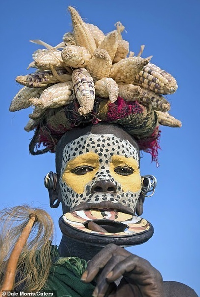 Африканское племя оми в портретах британского фотографа На юге Эфиопии есть река Омо, которая протянулась на 760 километров. В ее долине на протяжении многих веков жили дикие племена. Здесь их