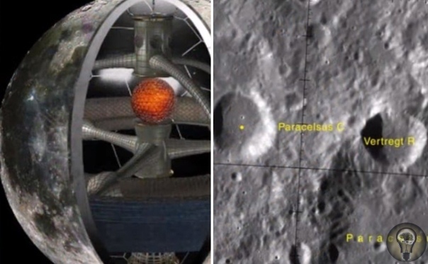 Уфологи: Внутри Луны может находиться 300-километровый бункер