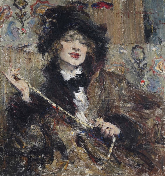Николай Фешин "Портрет мадемуазель Подбельской" (1912г). 