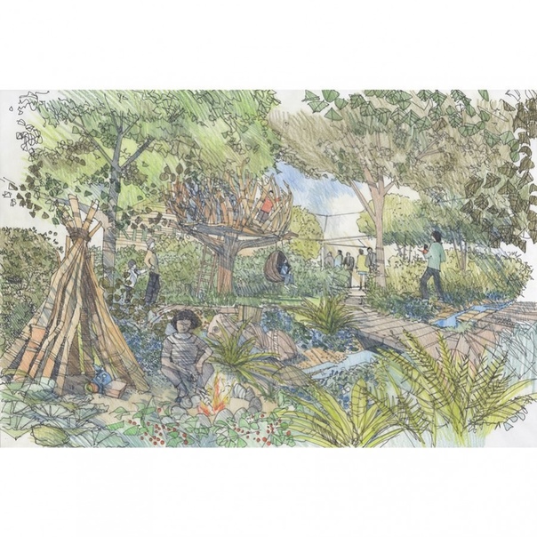 Фото герцогини Кембриджской при подготовке сада "Назад к природе"