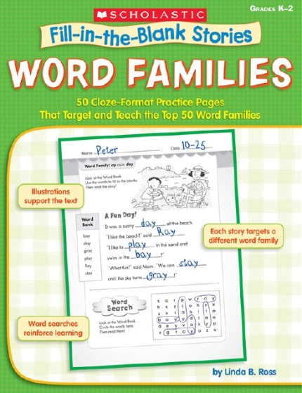 Fill-in-the-Blank Stories: Word Families
